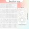 30 PCS Journal Stencils, Reusable Plastic Planner Stencils 4x7 Inch for DIY Drawing Calendar Planner Templates Journaling Scrapbook Supplies